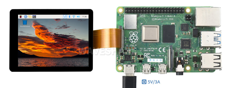 2.8 英寸 DSI 触控屏