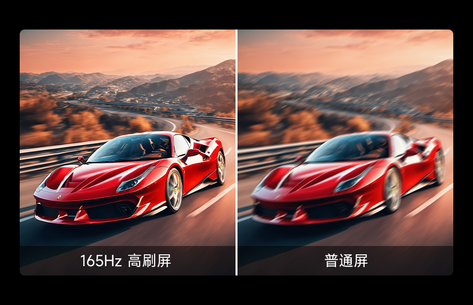 24.5 英寸 2K 便携式显示器 双声道扬声器 黑磁高保真喇叭