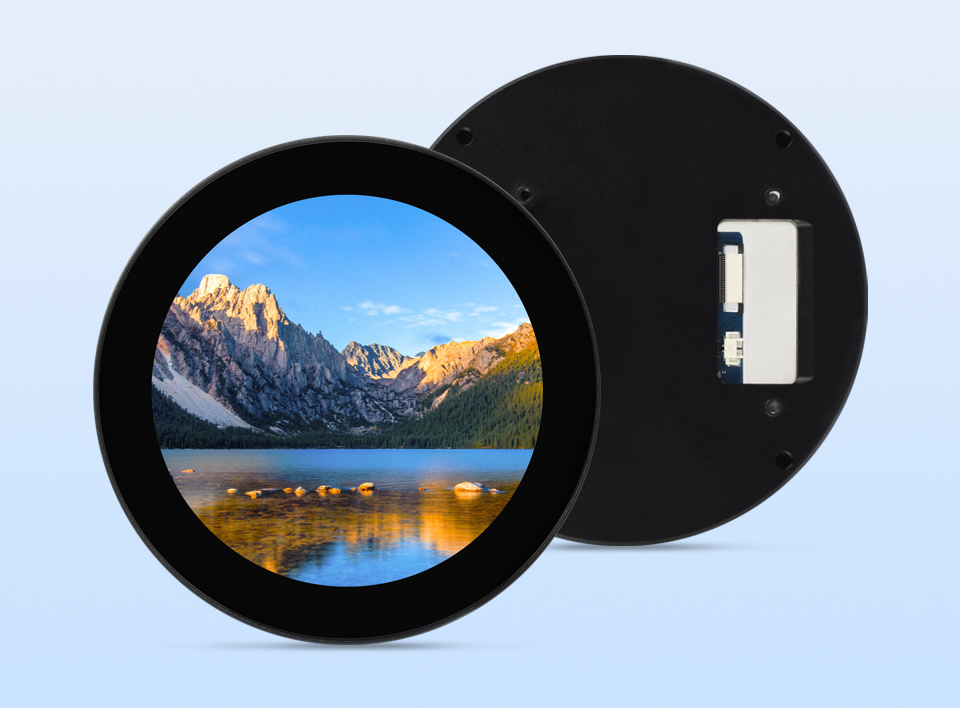 4 英寸圆形触控屏