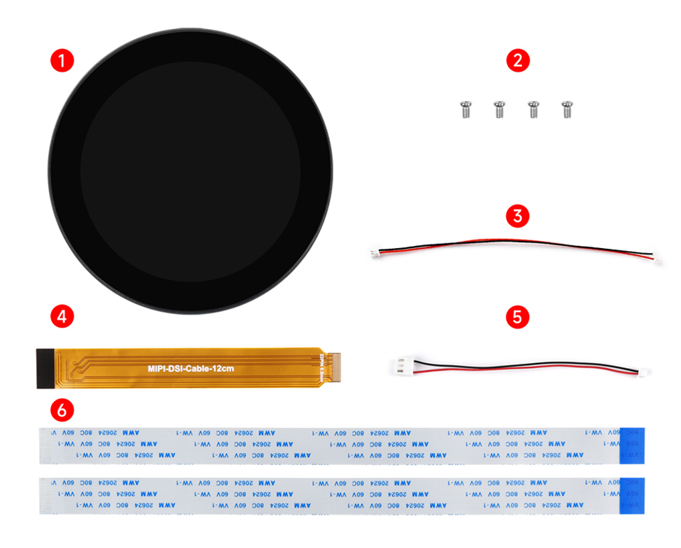 4-DSI-TOUCH-C 配置清单