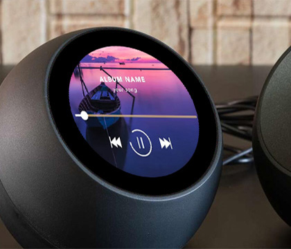 5 英寸圆形触控屏工业设备