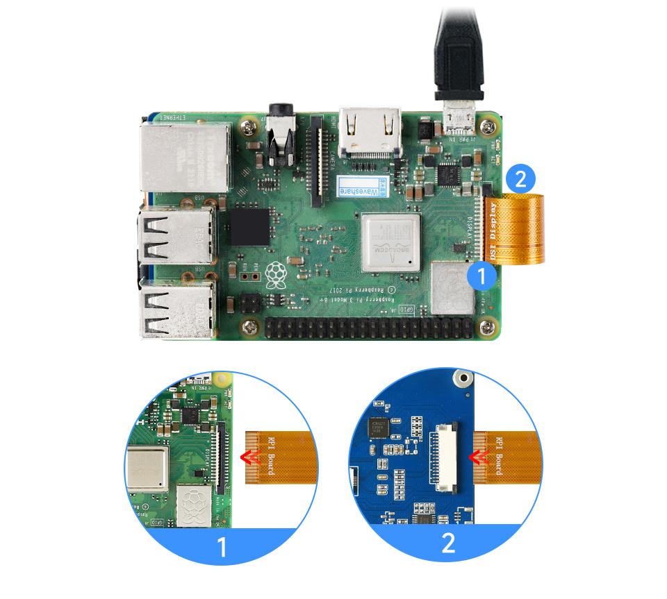 3.5 英寸 DSI 触控屏