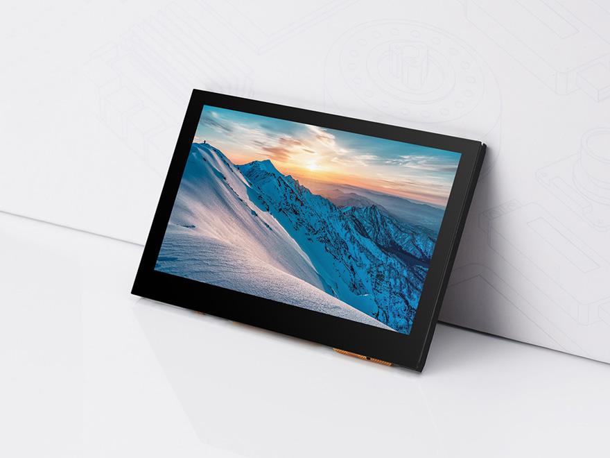 4.3 英寸 DSI 显示屏/触控屏产品展示