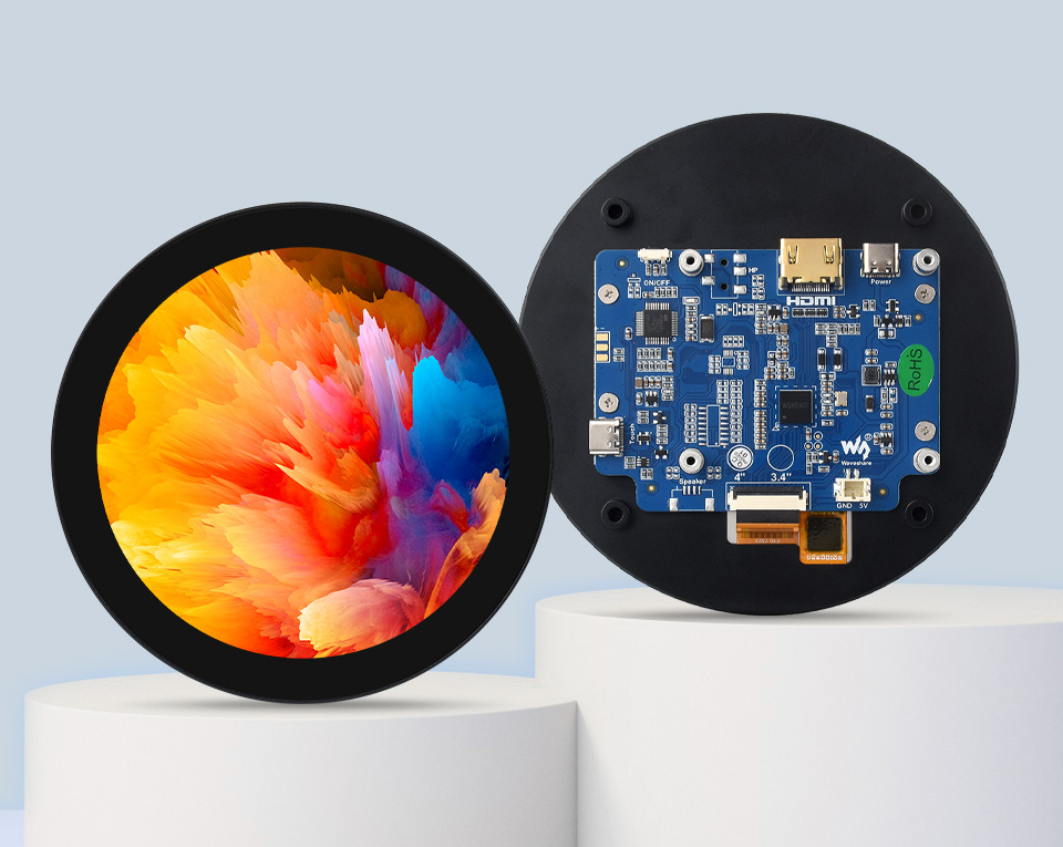 4 英寸圆形触控屏