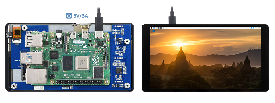 5.5 英寸 2K 触控屏接入树莓派