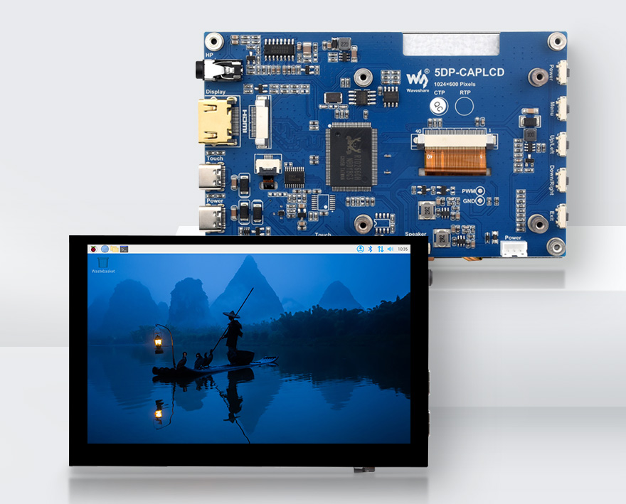 5 英寸触控屏产品展示