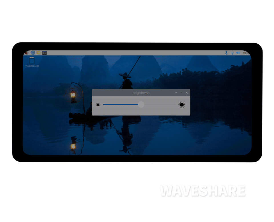 6.25 英寸触控屏背光亮度