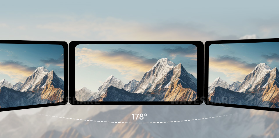 6.25 英寸触控屏显示角度