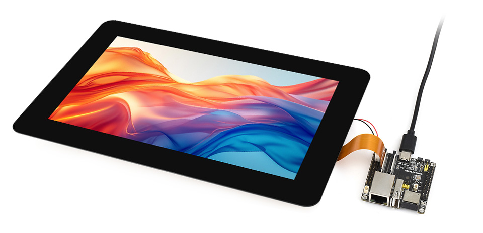 7 英寸 DSI 显示屏/触控屏接入ESP32-P4-NANO