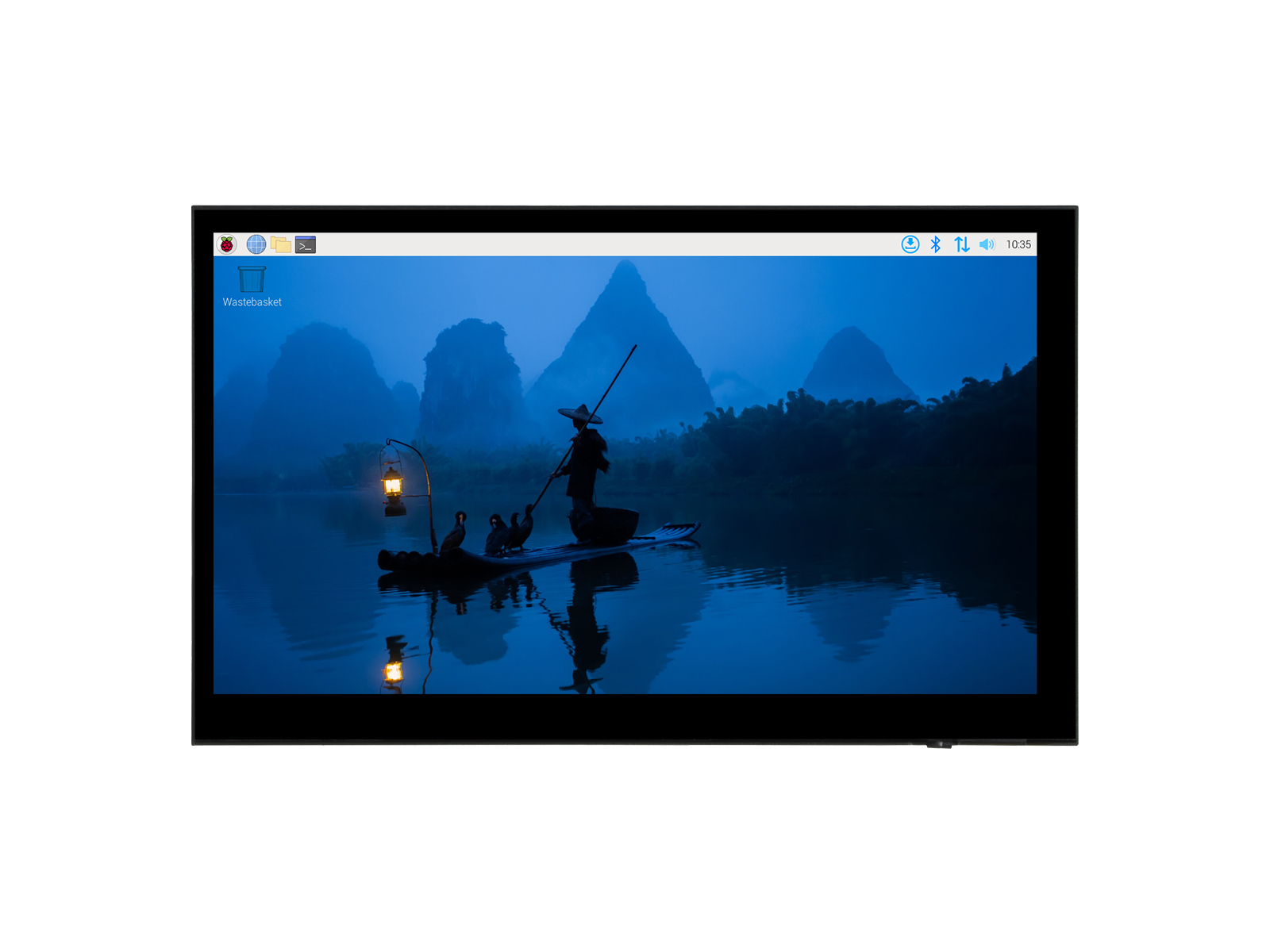 7 寸 DSI 电容触控屏 IPS 面板 1024 × 600 像素 IPS 面板 支持五点触摸  背光亮度可通过软件调节