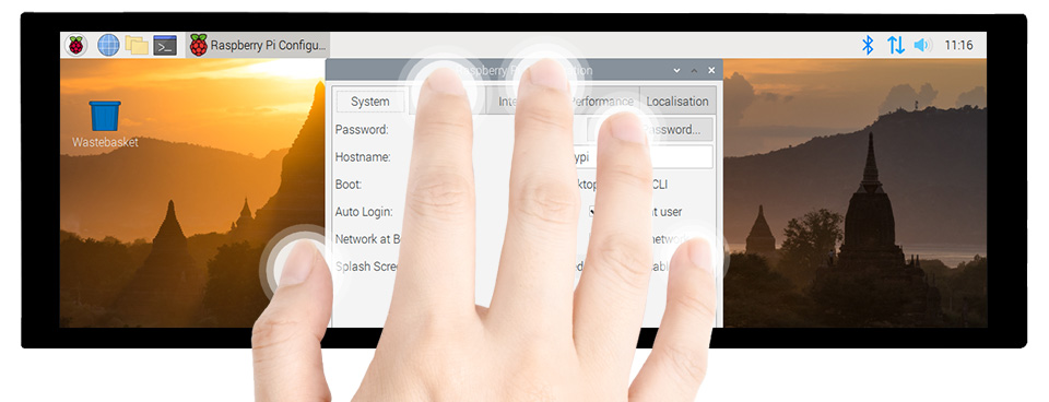 7.9 英寸 DSI 触控屏电容式五点触摸