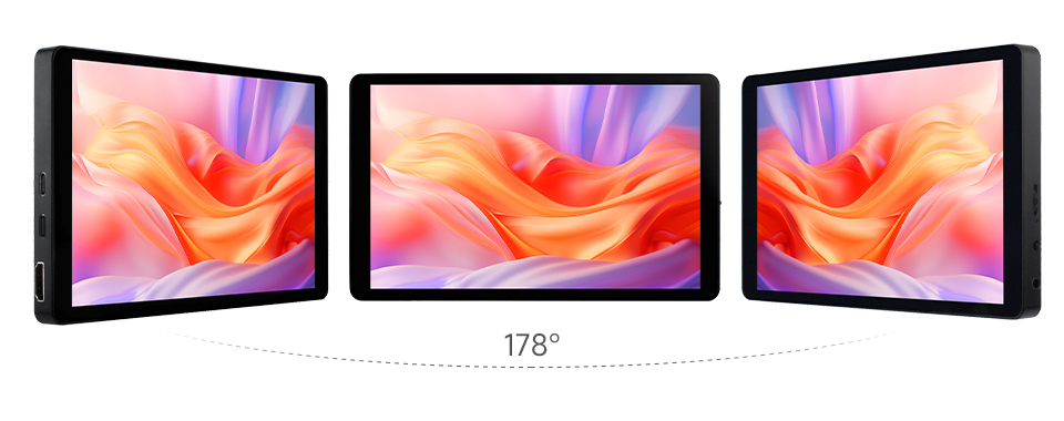 8 英寸高色域触摸显示器显示角度