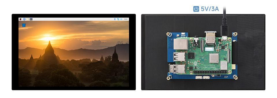 8 英寸触控屏接入树莓派 CM4