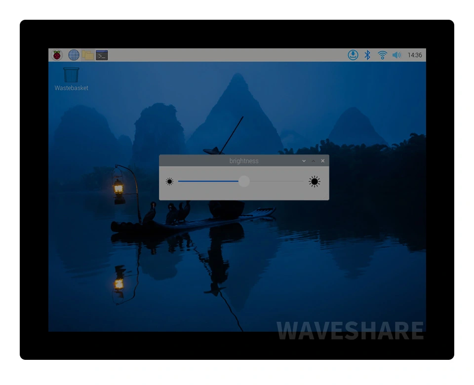 8 英寸触控屏背光亮度