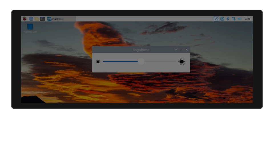 9.3 英寸触控屏支持 DDC/CI 亮度调节功能