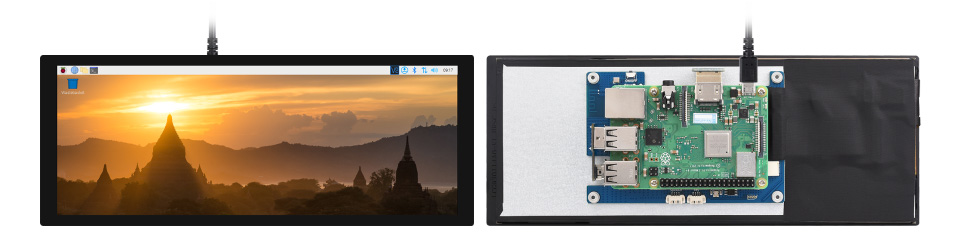 9.3 英寸触控屏接入树莓派 3B+