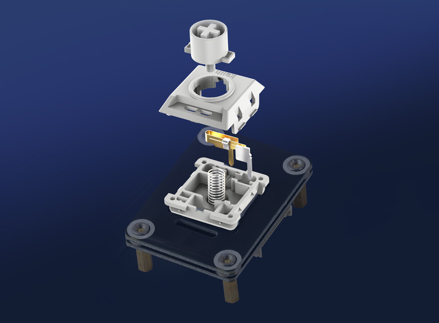 机械轴体结构展示