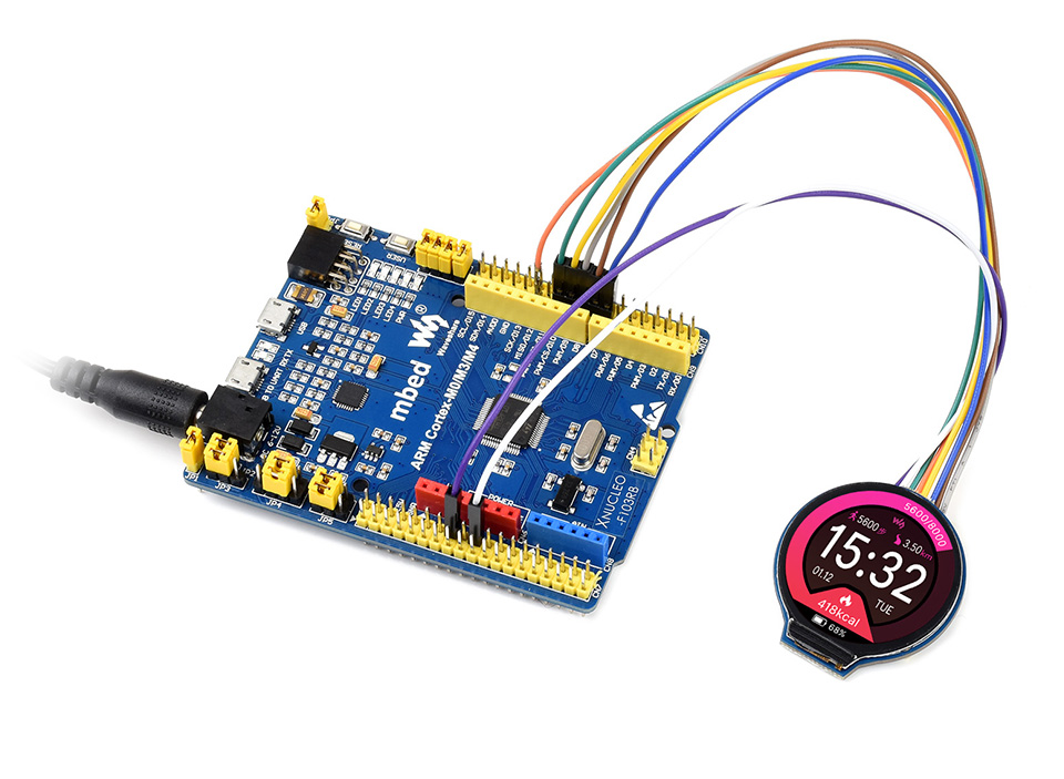 1.28英寸电子墨水屏使用示例