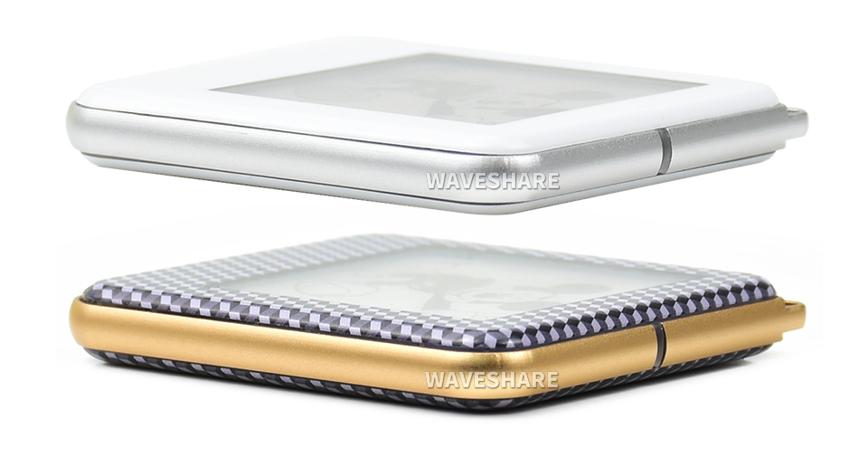 1.54英寸无源NFC电子墨水屏圆弧金属边框