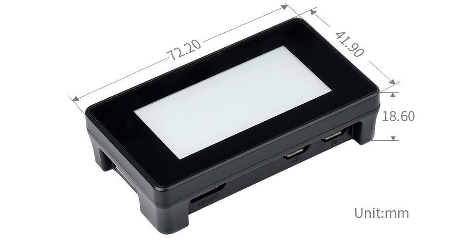 2.13英寸电子墨水屏主机尺寸