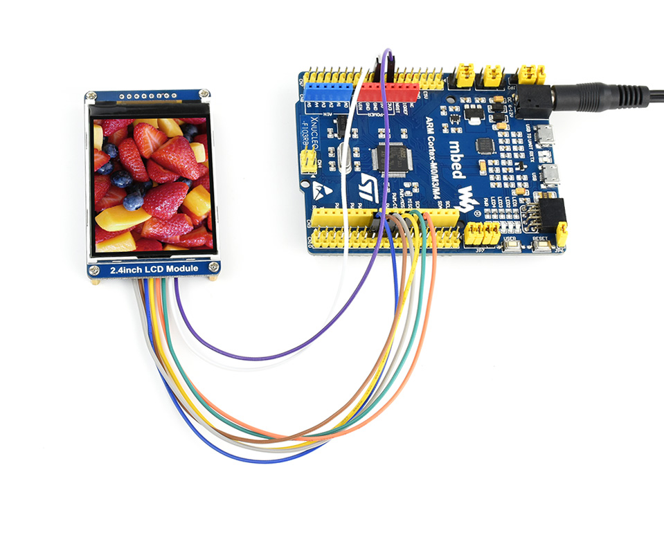 2.4英寸LCD扩展板使用示例