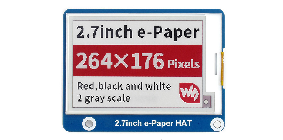 2.7英寸电子墨水屏