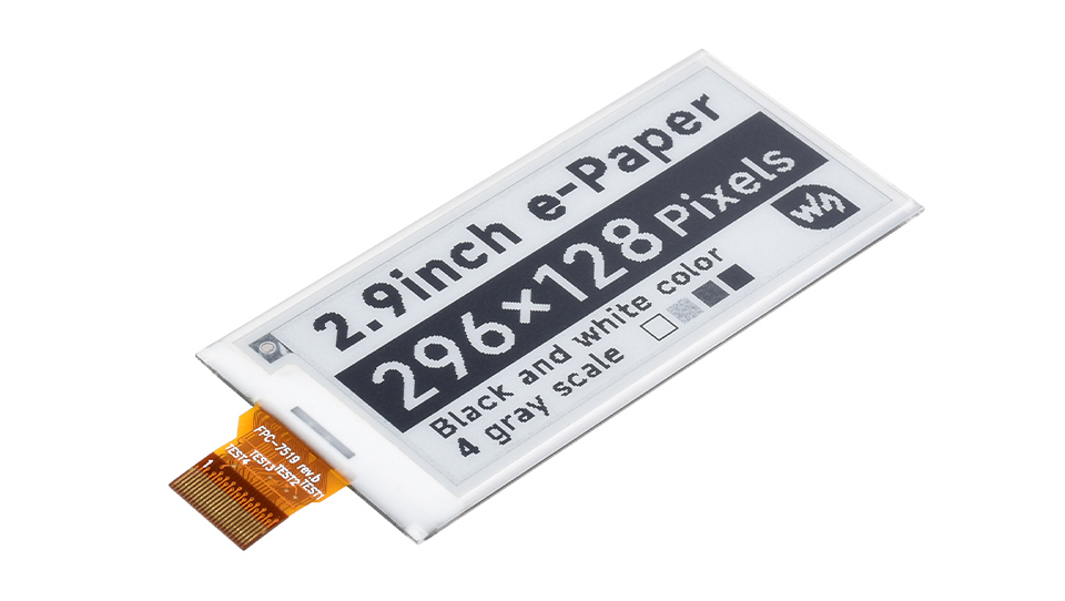 2.9 英寸电子墨水屏