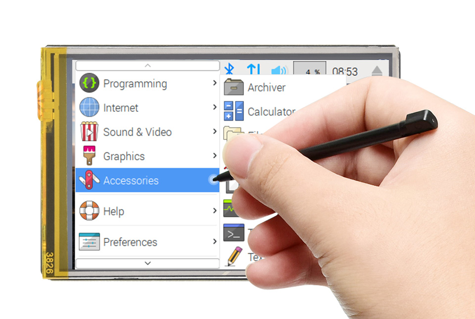 3.5 英寸触摸 LCD 扩展板介绍ST7796S 驱动芯片和 XPT2046 电阻触控芯片