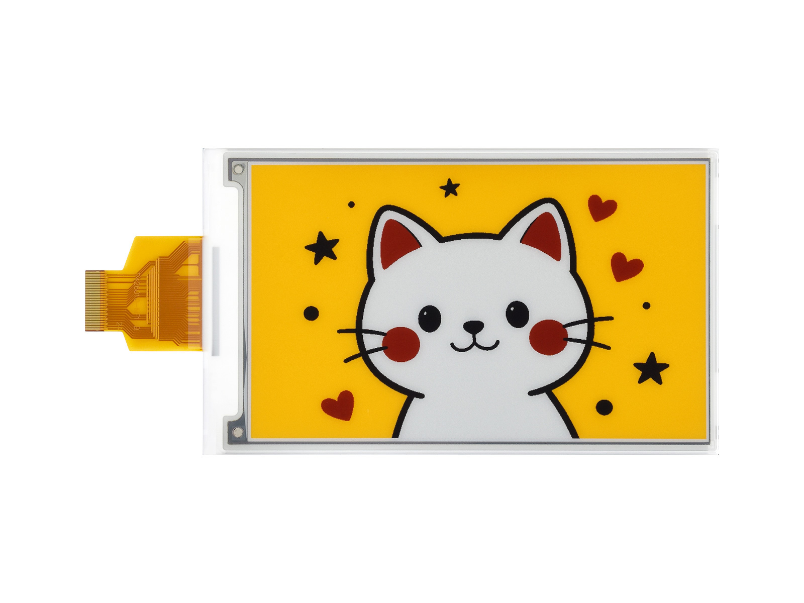 4.26 英寸电子墨水屏裸屏 e-Paper 红黄黑白 800×480 像素 SPI 通信 基于 Raspberry Pi 40PIN GPIO 接口设计