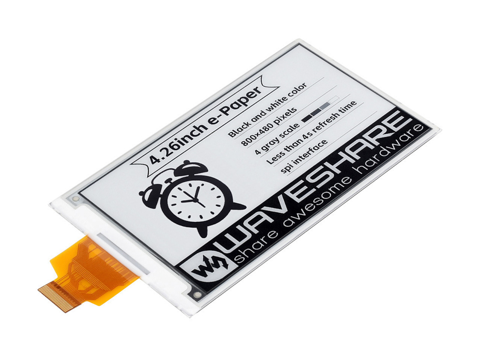 4.26 英寸电子墨水屏