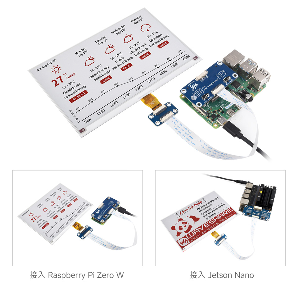 7.5 英寸电子墨水屏模块接口设计