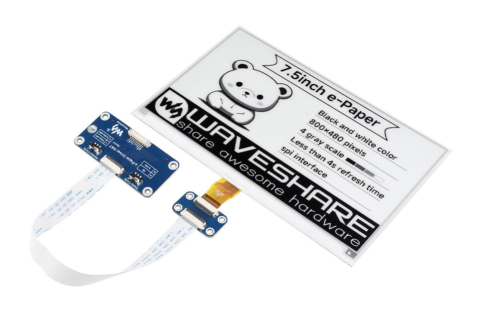 7.5 英寸电子墨水屏模块