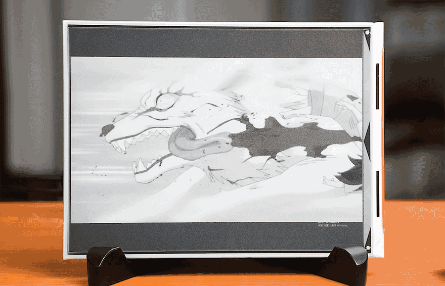 7.8 英寸 HDMI 电子墨水屏显示器效果演示