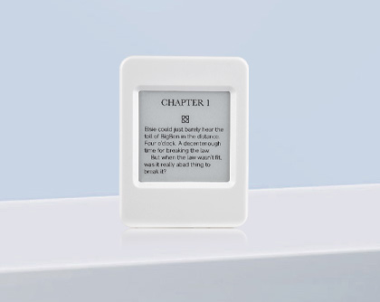 ESP32-C6 墨水屏开发板 便携电子阅读器场景应用展示