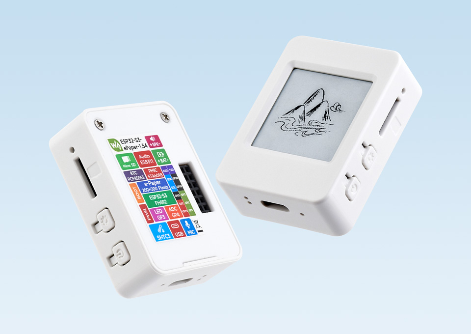 ESP32-S3 1.54 英寸墨水屏 AIoT 开发板主图