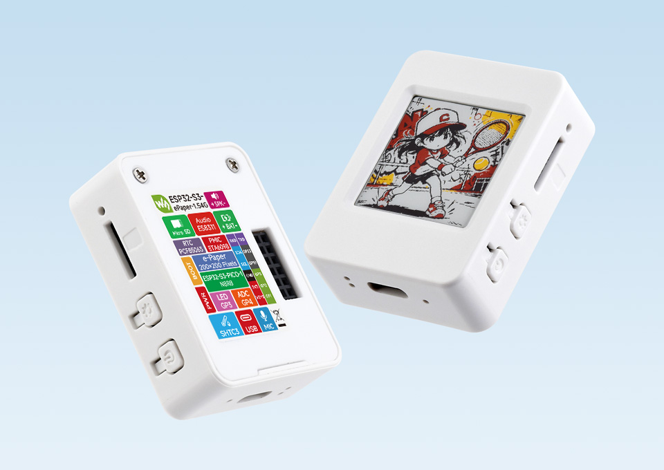 ESP32-S3 1.54 英寸墨水屏 AIoT 开发板主图