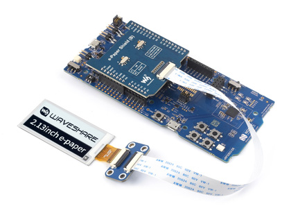 Arduino 标准接口电子墨水屏驱动板接入 nRF528xx 开发板和墨水屏