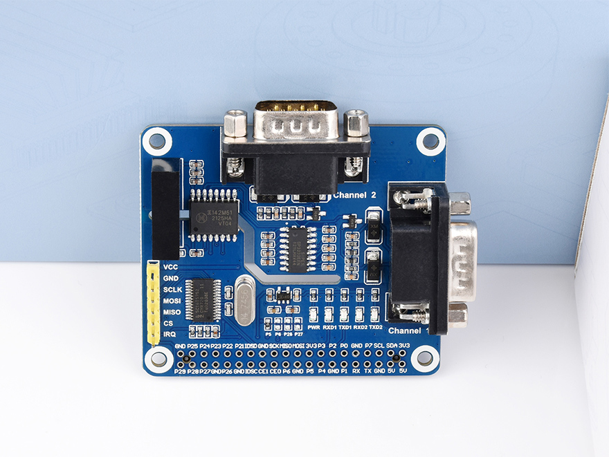 树莓派双通道隔离型 RS232 扩展板