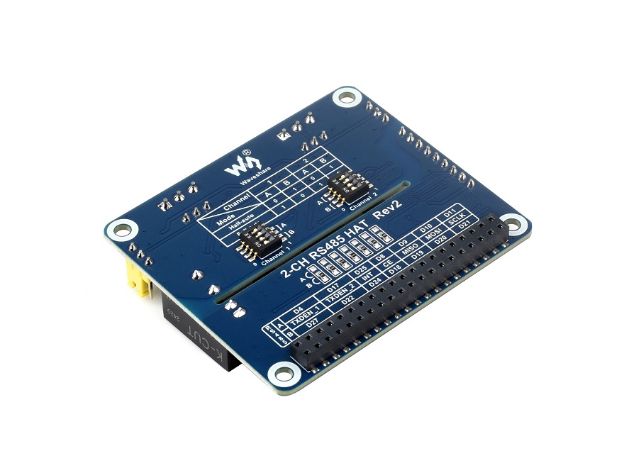 树莓派双通道隔离型RS485 扩展板