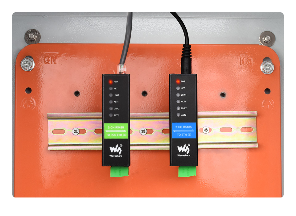 工业隔离 RS485 双串口服务器产品展示