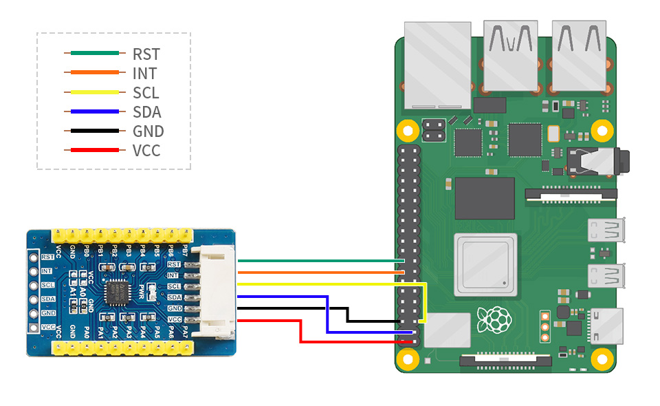 一体式电容指纹模块引脚说明
