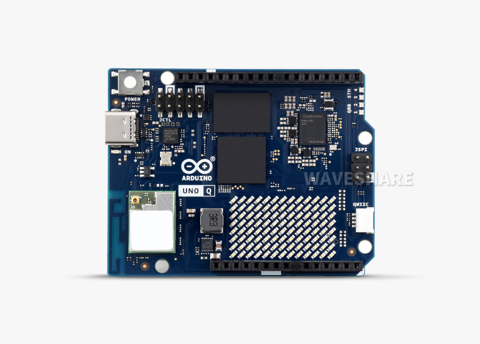 Arduino UNO Q 单板计算机 背面展示