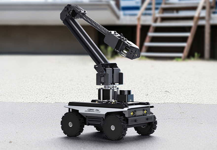 UGV Rover PT AI 机器人,六轮四驱开源移动机器人轻松升级战术扩展