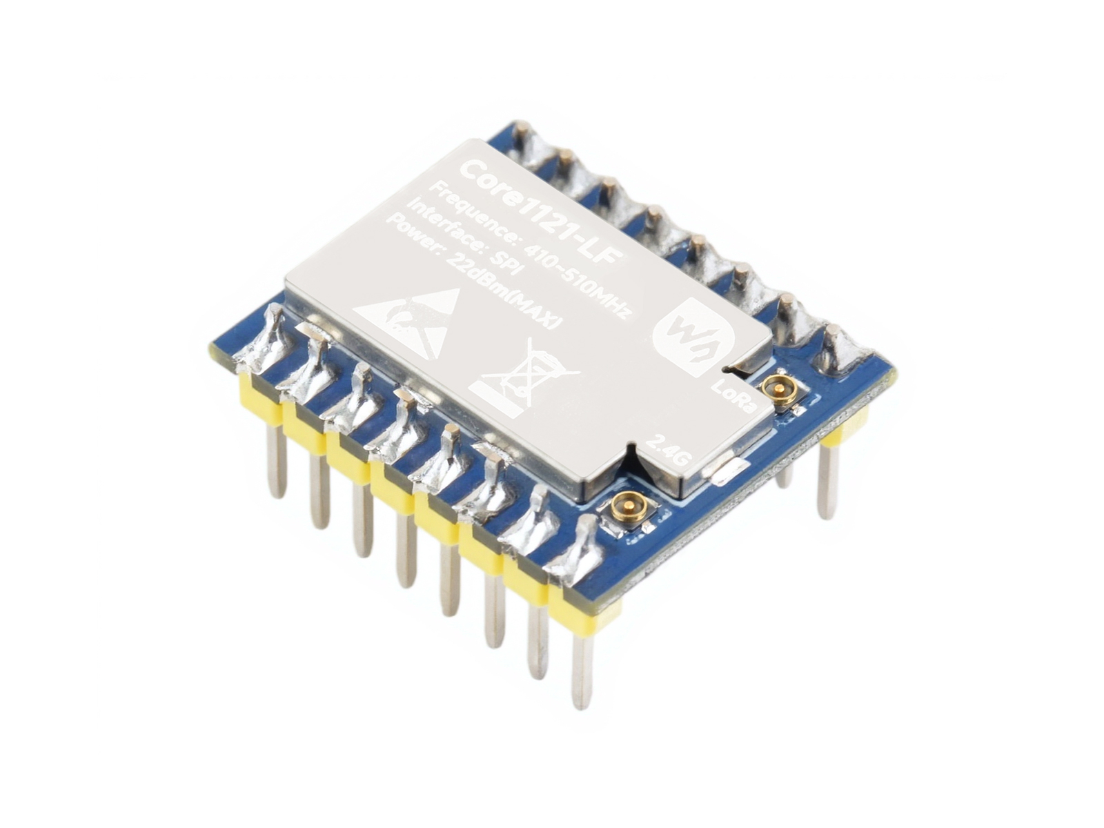 Produktbild von Core1121 HF Dual-Band LoRa Modul – LR1121, Sub-GHz, S-Band & 2.4GHz, Ultra-niedriger Stromverbrauch, Für IoT & Satellitenkommunikation
