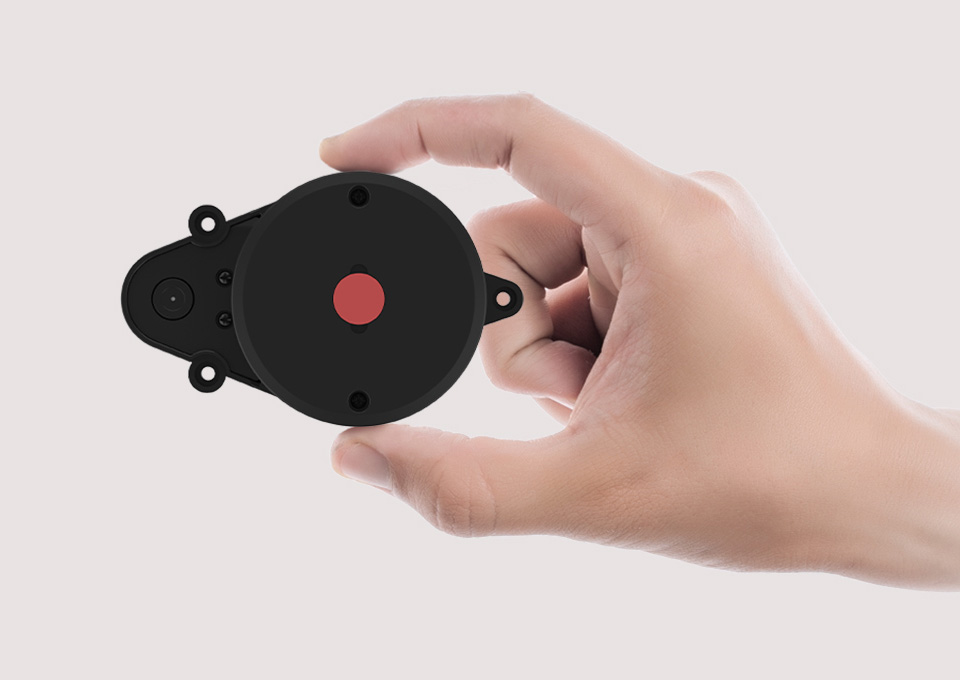 三角测距雷达精致小巧、时尚外观