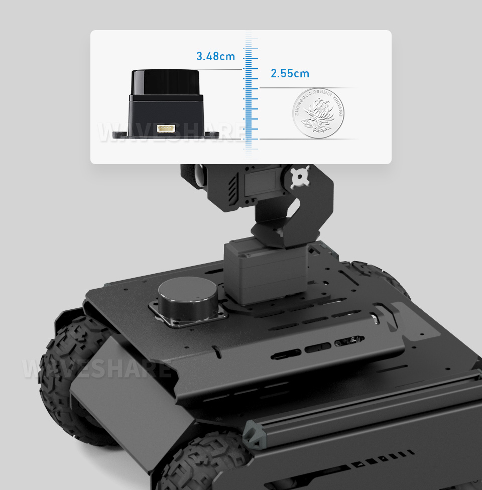 DTOF 激光雷达精致小巧、时尚外观