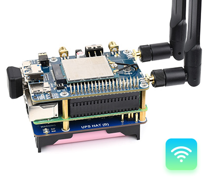 支持 M.2 B KEY 标准接口的树莓派 LTE Cat 6 通信扩展板 LTE-A 高速通信