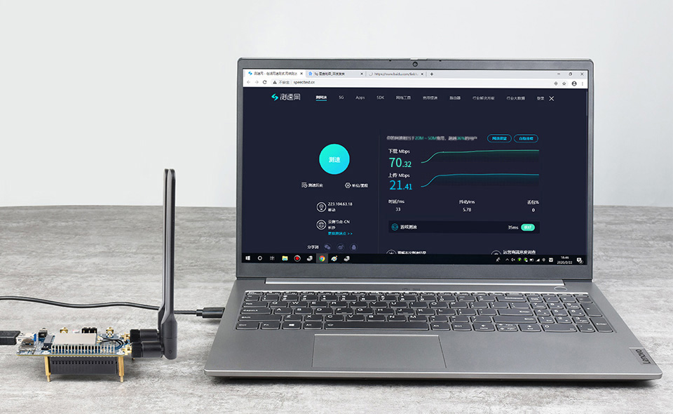 树莓派 LTE Cat 6 通信扩展板 LTE-A 高速通信连接演示