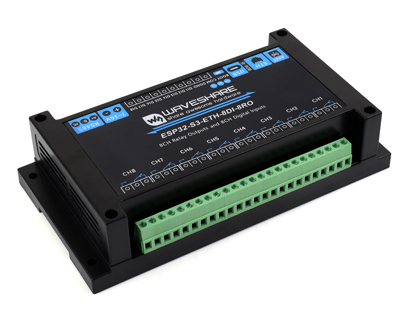 ESP32-S3 工控板 工业级 8 路 Wi-Fi 网络继电器主图