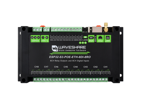 ESP32-S3-POE-ETH-8DI-8RO